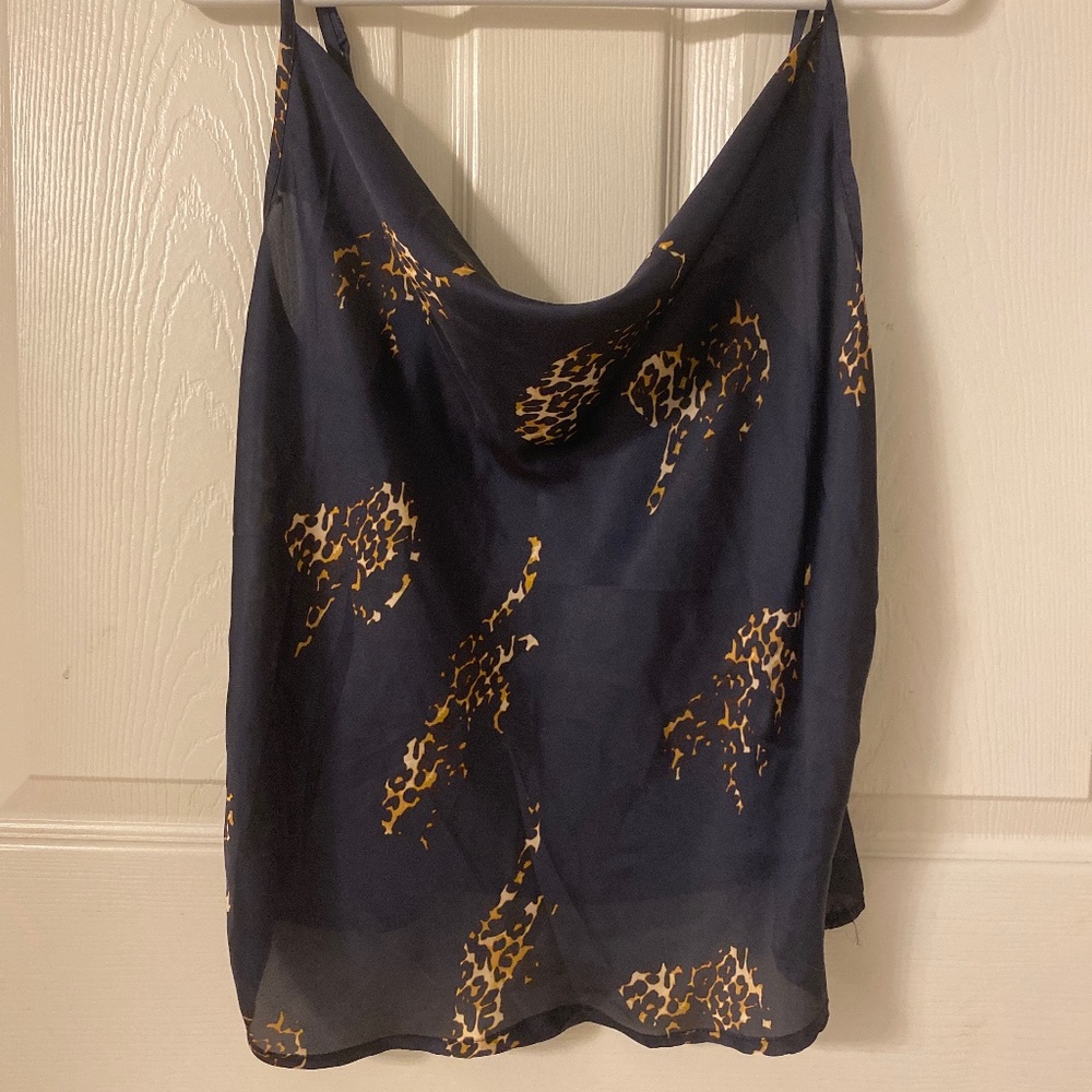 Cheetah Print slip shirt